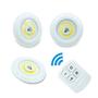 Imagem de Kit 3 Lampadas Led Controle Sem Fio, Ajuste de Brilho e Time