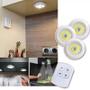 Imagem de kit 3 lampadas luminaria led controle Sem Fio