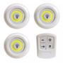 Imagem de Kit 3 Lampadas Luminária Led Spot Sem Fio Controle Remoto
