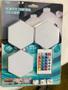 Imagem de Kit 3 Lâmpadas  Luz Led Hexagonal  Luminária Com Controle
