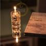 Imagem de Kit 3 Lamparinas Decorativas Florestal + 500Ml De Fluido