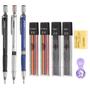 Imagem de Kit 3 Lapiseiras Com 2 Refil Grafite 2 Refil Colorido 2.0