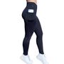 Imagem de Kit 3 Legging Suplex Poliamida C/ Bolso Lateral Corrida