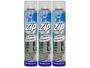 Imagem de Kit 3 Limpa Vidros Spray Espuma Eficaz Sem Manchas Zip 400ml Remove Resíduos Sem Mancha