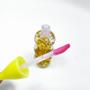 Imagem de Kit 3 Lip oil labial ação hidratante com glitter colorido formato dango textura confortável