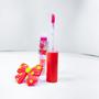 Imagem de Kit 3 Lip oil labial brilho natural com anel de laço fácil aplicação