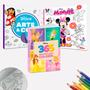 Imagem de Kit 3 Livros Para Pintar Colorir Desenhar Disney Princesas Lilo & Stitch e Minnie Mouse Diversão