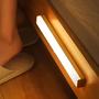 Imagem de Kit 3 Luminária Led Sensor Presença Mesa Abajur Spot Quarto Recarregavél Mesa Abajur Spot Quarto Retangular Armário