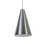 Imagem de Kit 3 Luminária Pendente Cone Com Interior Branco Brilho Com Fiação 110/220v