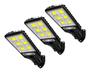 Imagem de Kit 3 Luminária Solar 100w Led Refletor Com Sensor Automático Fotocélula 3 Modos de Funcionamento