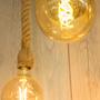 Imagem de Kit 3 Lustre Pendente Bravalumi Corda Rustic E27 Bivolt