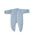 Imagem de Kit 3 macacão ponta de agulha 100% algodão baby modelos infantil bebê c/ pé suedine