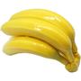 Imagem de Kit 3 Maço Com 5 Bananas Em Isopor Enfeite Fruta Artificial