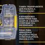 Imagem de Kit 3 Maleta Organizadora Ferramenta Stanley Caixa 8 Divisórias Vazia Trava Pequena Guardar Parafuso