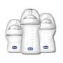 Imagem de Kit 3 mamadeiras 150ml, 250ml e 300ml e bomba tira leite step up manual - chicco