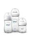 Imagem de KIT 3 MAMADEIRAS AVENT PÉTALA ANTI-CÓLICA 125ml 260ml e 330ml - 0% BPA - TRANSP. - PHILIPS AVENT