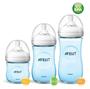 Imagem de Kit 3 Mamadeiras Pétala Philips Avent Azul 125/260/330ml