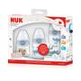 Kit 3 Mamadeiras Starter Azul 90/150/300ml First Choice - NUK Imagem de Kit 3 Mamadeiras Starter Azul 90/150/300ml First Choice - NUK