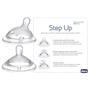 Imagem de Kit 3 mamadeiras step up neutro 150ml, 250ml e 300ml - chicco