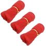 Imagem de Kit 3 Mantas Cobertor Pet Soft Vermelho 90x75cm