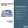 Imagem de Kit 3 Máscara 3M Aura  9320  Pff 2 