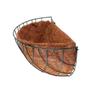 Imagem de Kit 3 Meio Vaso Natural de Fibra de Coco Orgânico 25cm Para Horta Jardim Vertical Para Planta Suspensa E Samambaia - Top Garden