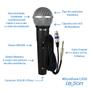 Imagem de Kit 3 Microfones De Mão Com Fio Leson Ls50 + Cabo P10