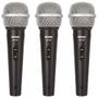 Imagem de Kit 3 Microfones Profissionais Dinâmico SV 100 - SHURE