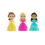 Imagem de Kit 3 Mini Bonecas Princesa GGB Brinquedo Infantil