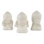 Imagem de Kit 3 Mini Budas Decorativos - Estatuetas Cego, Surdo e Mudo