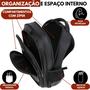 Imagem de Kit 3 Mochilas Resistentes impermeáveis Unissex Masculina Feminina