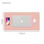 Imagem de Kit 3 Mouse Pad Grande 120X60Cm Antiderrapante Rosa Calro