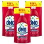 Imagem de Kit 3 Omo Tira Manchas Roupas Coloridas Refil 450ml Barato