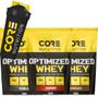 Imagem de Kit 3 Optimized Whey 900g + Coqueteleira Core Nutrition