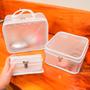 Imagem de Kit 3 Organizador Necessaire Bebe Porta Objetos Transparente