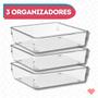 Imagem de Kit 3 Organizadores de Armarios Cozinha Modular 4 Geladeiras