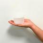 Imagem de Kit 3 Pacotes de Pote de 200ml redondo Transparente PS Totalplast com 50 unidades