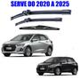Imagem de kit 3 Palheta Limpador Parabrisa Onix Turbo Hatch 2020 2021 2022 2023 2024 2025