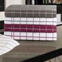 Imagem de Kit 3 panos de prato teka chef premium  atoalhado 100% algodão 45x70 cm