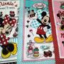 Imagem de Kit 3 Panos de Pratos Mickey e Minnie Cupcake - Disney