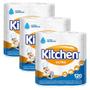 Imagem de Kit 3 Papel Toalha Kitchen Ultra com 120 Folhas cada