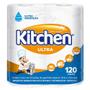 Imagem de Kit 3 Papel Toalha Kitchen Ultra com 120 Folhas cada