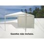 Imagem de Kit 3 Parede Fiesta Compativel com Gazebo 3x3 Mts (gazebo Nao Incluso)  Nautika 