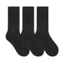 Imagem de Kit 3 Pares de Meia Masculino Cano Longo Preto