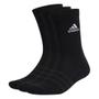 Imagem de Kit 3 Pares de Meias Adidas Cushioned Crew Unissex