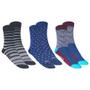 Imagem de Kit 3 Pares de Meias Ferracini Sport Masculina