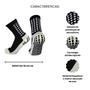 Imagem de Kit 3 pares Meia Antiderrapante Futebol Esportivo Profissional Meião Tipo Trusox Pro Soccer Prosocks