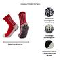 Imagem de Kit 3 pares Meia Antiderrapante Futebol Esportivo Profissional Meião Tipo Trusox Pro Soccer Prosocks