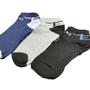 Imagem de Kit 3 Pares Meia Masculina Cano Curto Estampas Sortidas