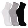 Imagem de Kit 3 Pares Meia Unisex Cano Médio Atoalhada Trifil T08721